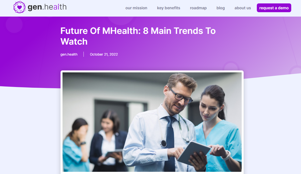 Artigo gen.health - The future of Mhealth